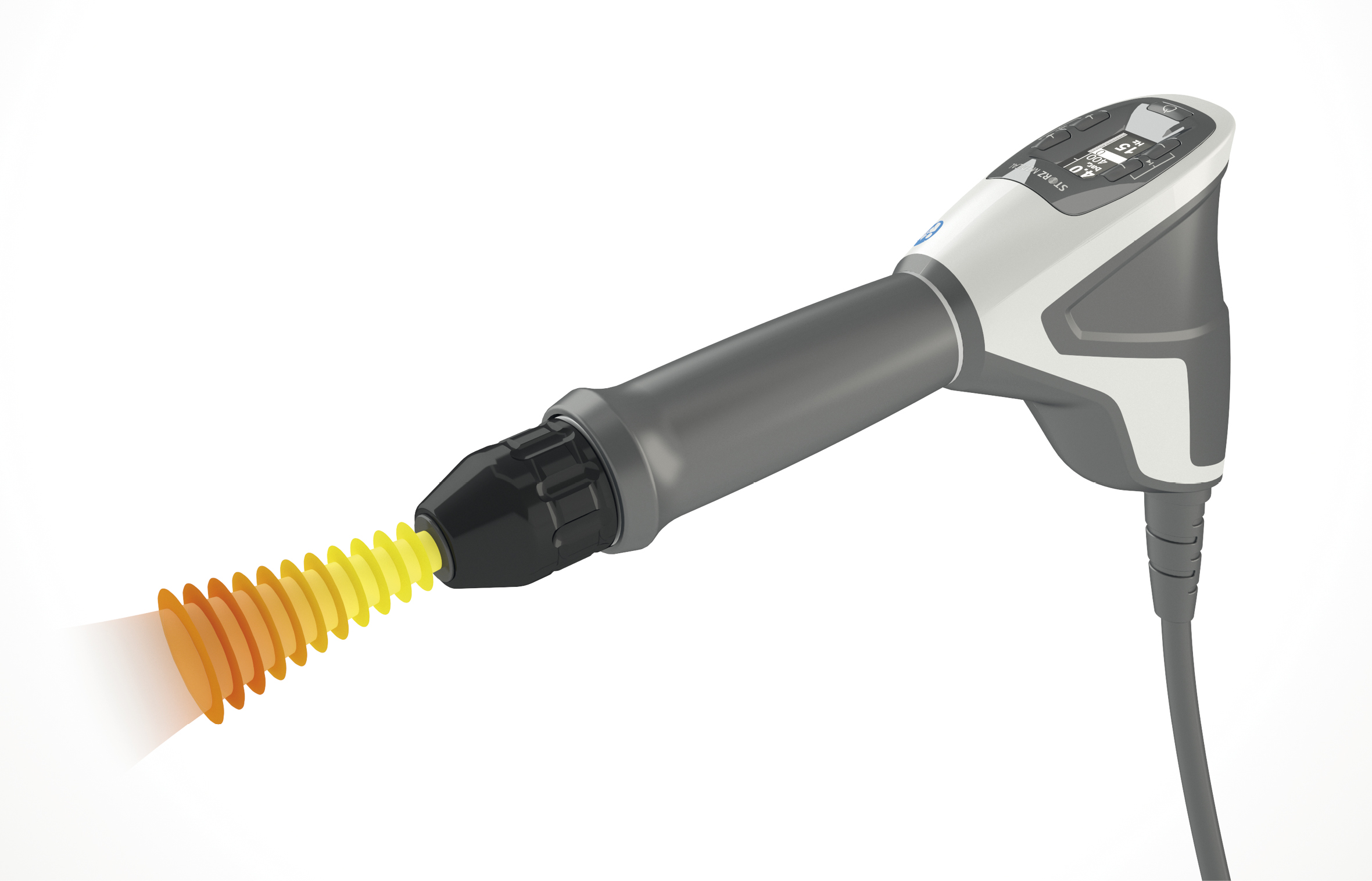 Close-up D-ACTOR handpiece for body contouring and cellulite treatment