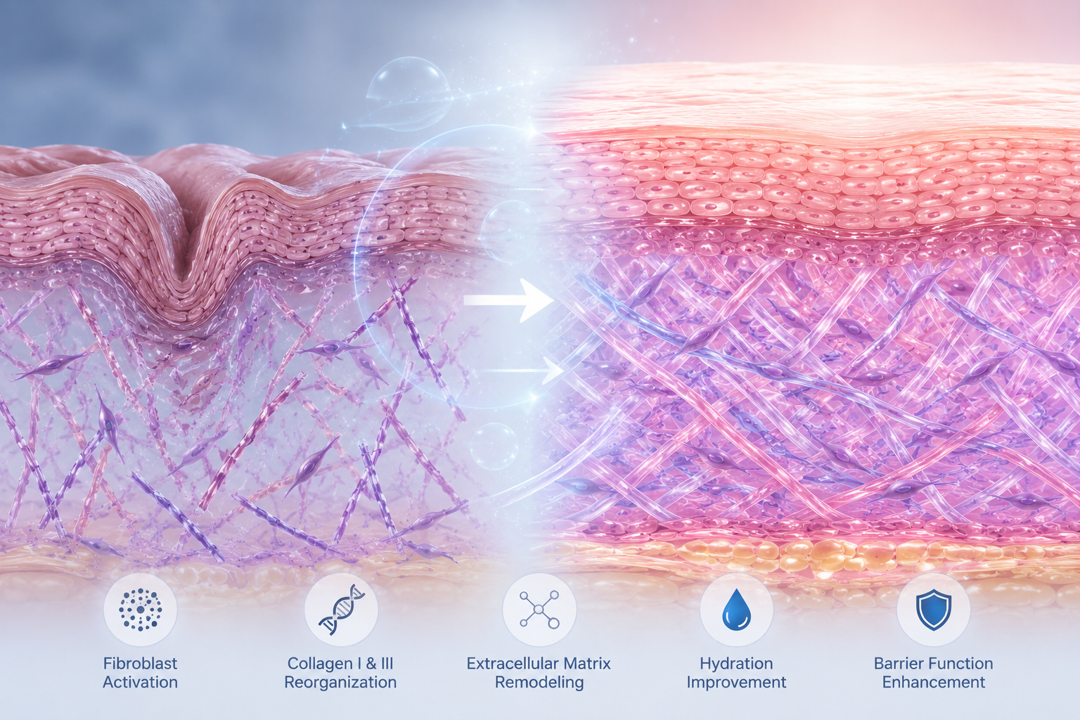 Regenerative dermal remodeling